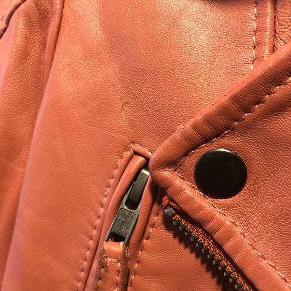 Reiss Women’s Lamb Leather Jacket Jacket Size M - Picture 3 of 11